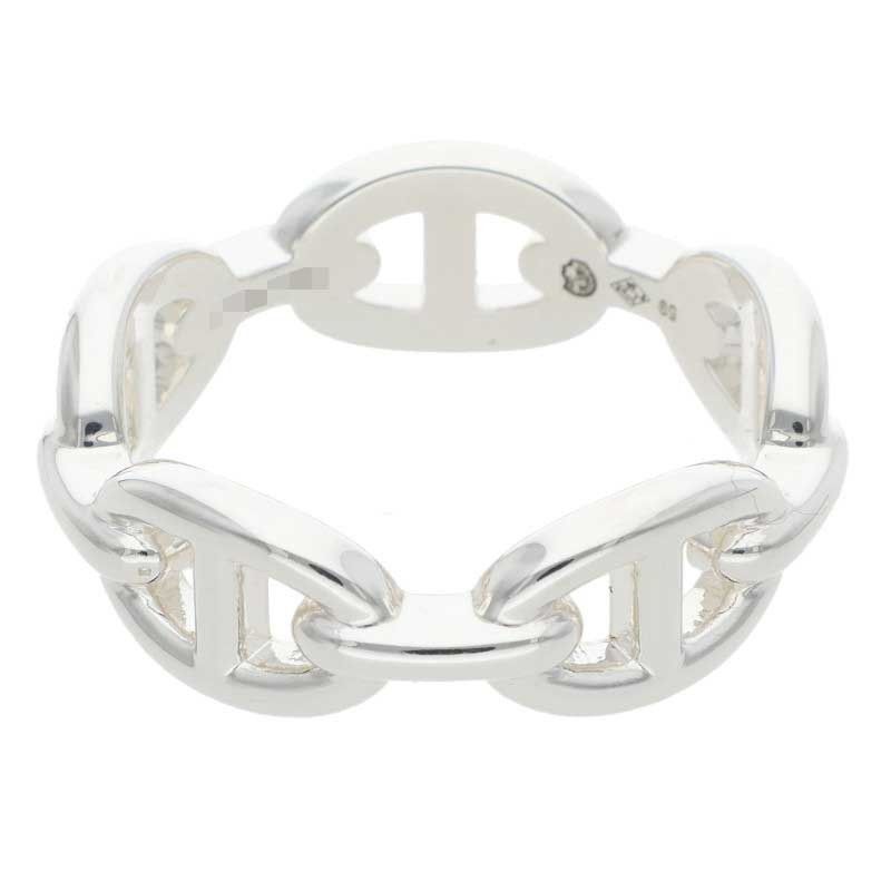 Hermes Chaine D'ancre Enchainee PM Silver Ring — view 2