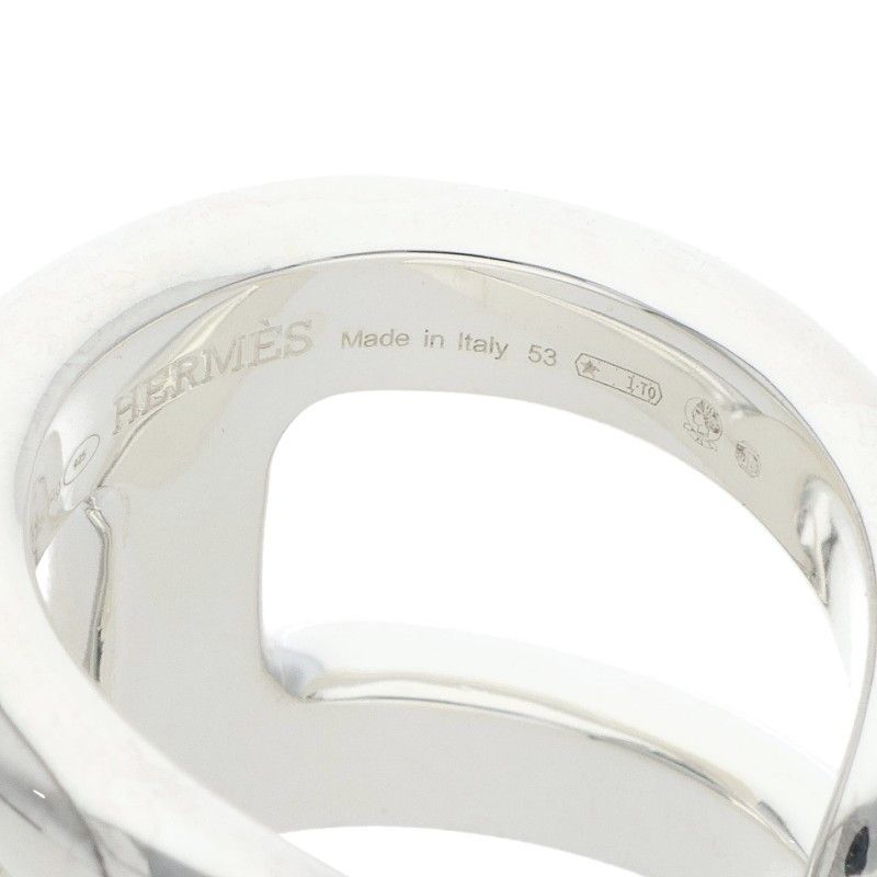 Hermes Osmose GM Silver Ring — view 4