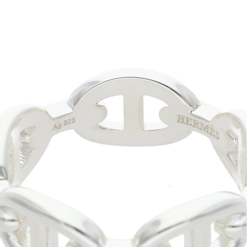Hermes Chaine D'ancre Enchainee PM Silver Ring — view 3
