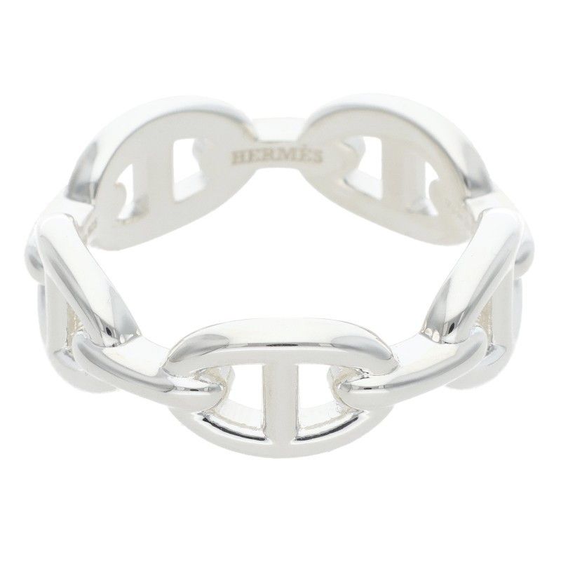 Hermes Chaine D'ancre Enchainee PM Silver Ring