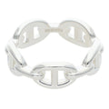 Hermes Chaine D'ancre Enchainee PM Silver Ring