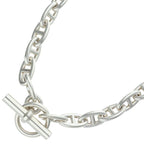 Hermes Chaine D'ancre Silver Choker Necklace GM