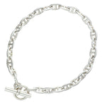 Hermes Chaine D'ancre Silver Choker Necklace GM — view 2