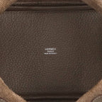 Hermes Picotin Lock PM Silver Taurillon Clemence Etoupe Handbag PM — view 4