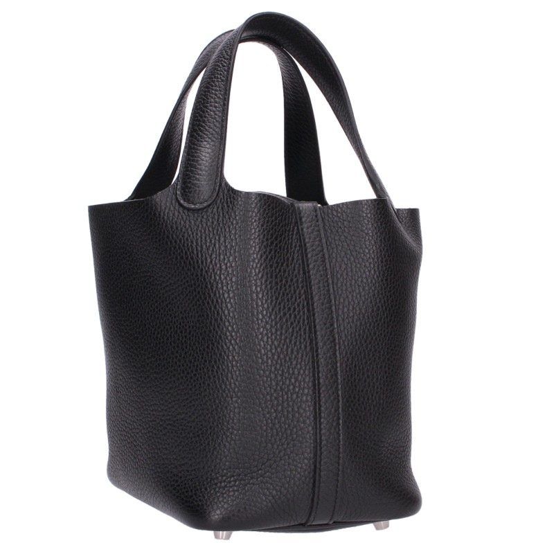 Hermes Picotin Lock PM Silver Taurillon Clemence Handbag PM — view 2
