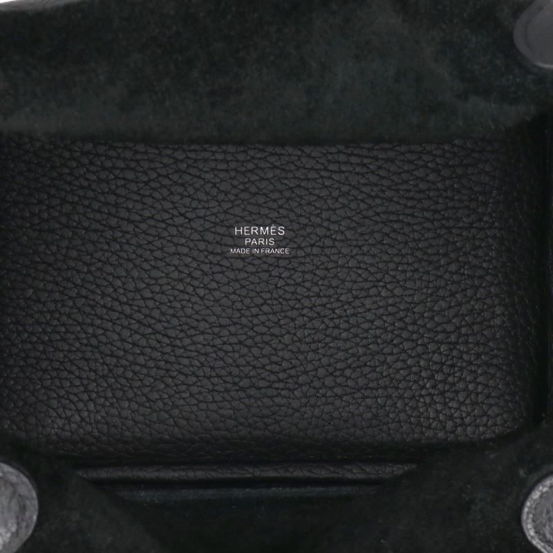 Hermes Picotin Lock PM Silver Taurillon Clemence Handbag PM — view 4