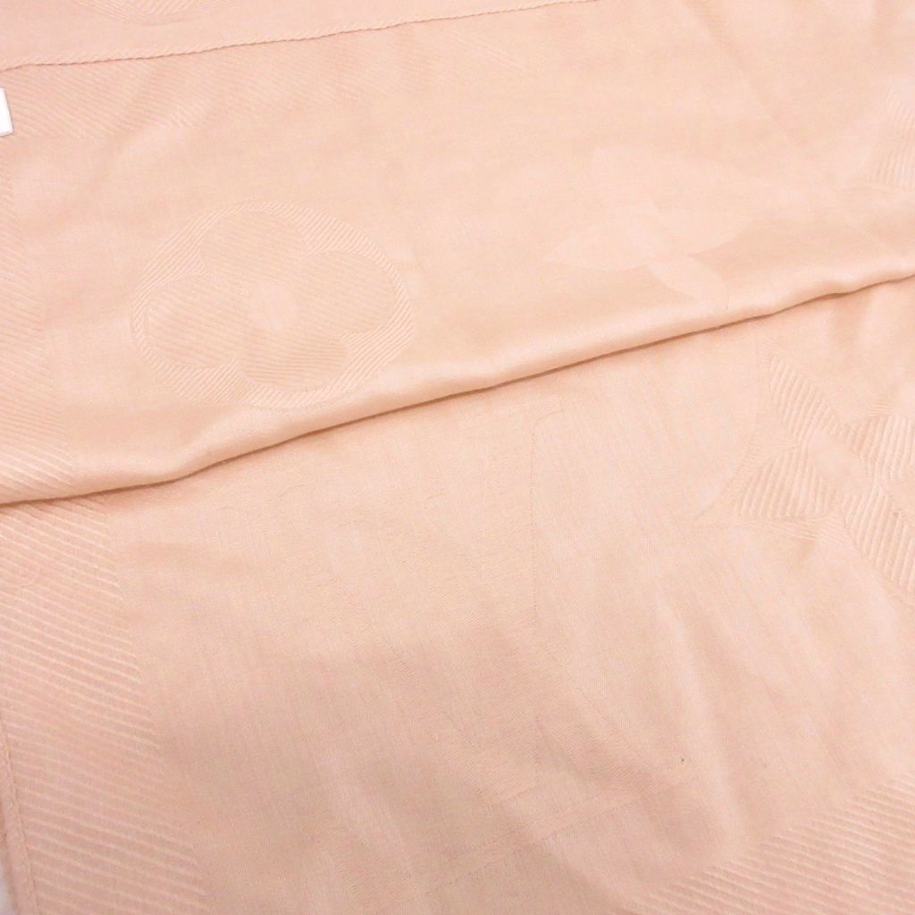 Louis Vuitton Shawl Large Scarf Cashmere Monogram Beige — view 4