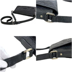 Gucci Shoulder Bag Guccissima Line Leather Black — view 8