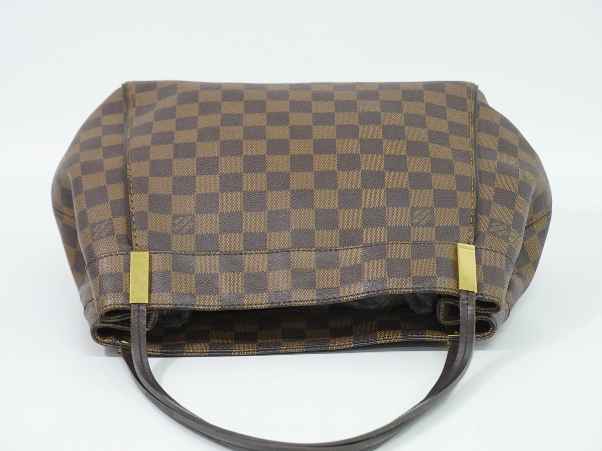 Louis Vuitton LV Marylebone PM Damier Ebene Shoulder Bag Tote Brown — view 5