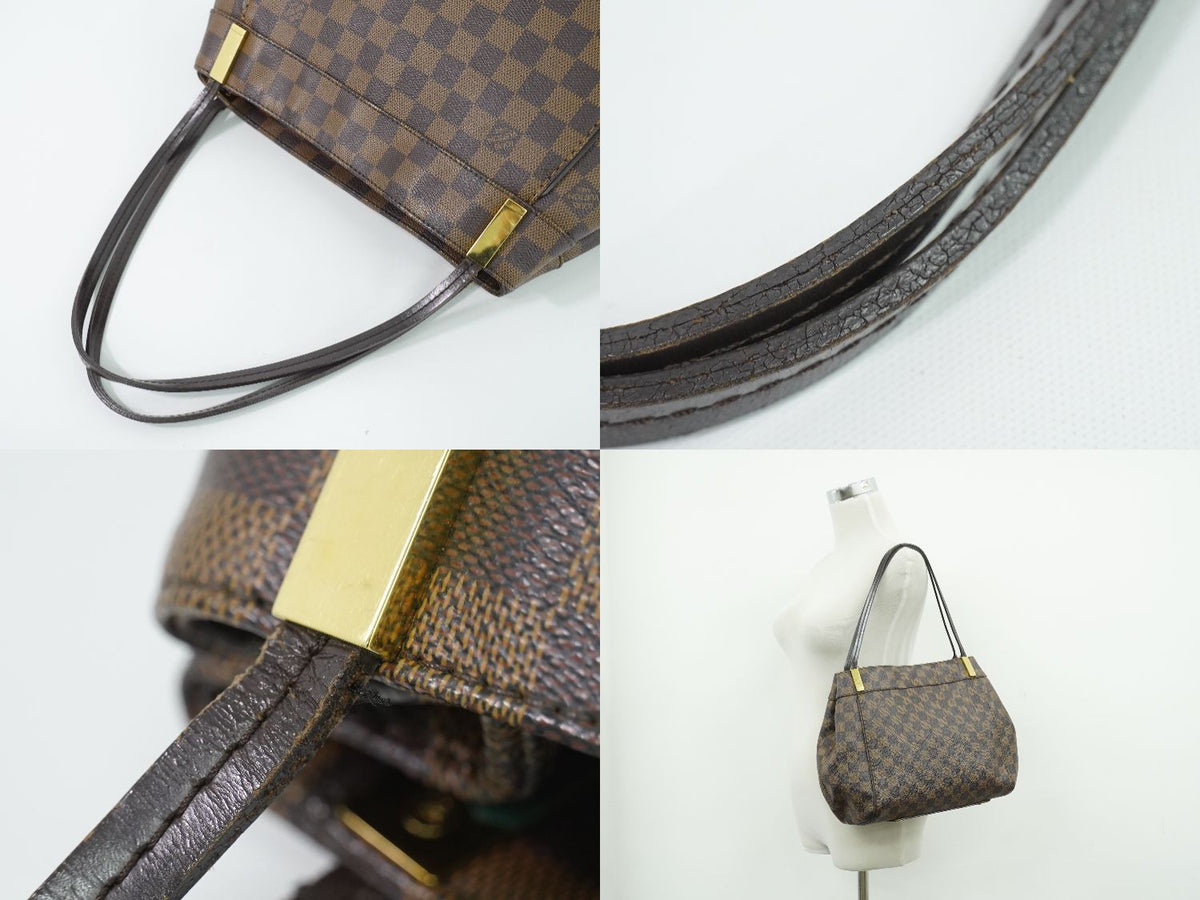Louis Vuitton LV Marylebone PM Damier Ebene Shoulder Bag Tote Brown — view 6