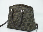 Fendi Zucca 2-Way Shoulder Bag Pochette Canvas Brown — view 2