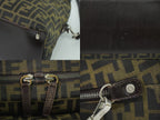 Fendi Zucca 2-Way Shoulder Bag Pochette Canvas Brown — view 7