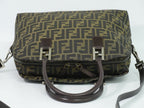 Fendi Zucca 2-Way Shoulder Bag Pochette Canvas Brown — view 5