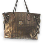 Celine Tote Bag Stripe Blanc Leather — view 2