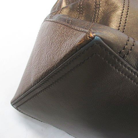 Celine Tote Bag Stripe Blanc Leather — view 7