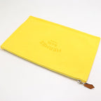 Hermes Neobain Flat Pouch MM Yellow Color — view 3