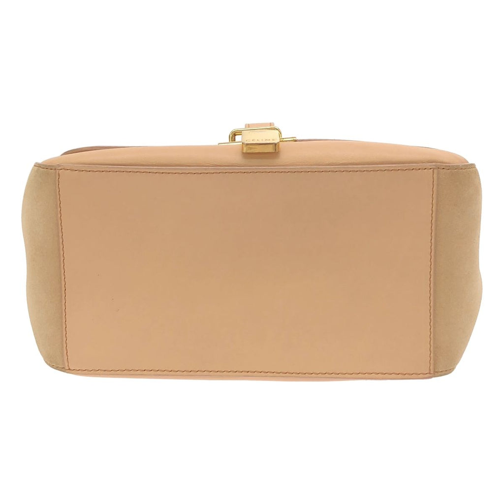 Celine by Phoebe Philo 2-Way Leather Shoulder Bag Pink Beige — view 4