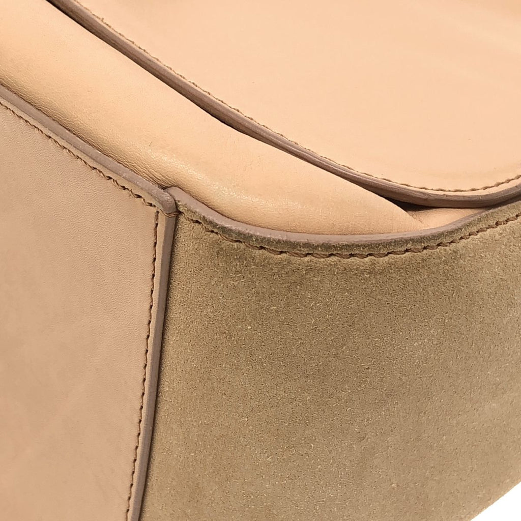Celine by Phoebe Philo 2-Way Leather Shoulder Bag Pink Beige — view 8