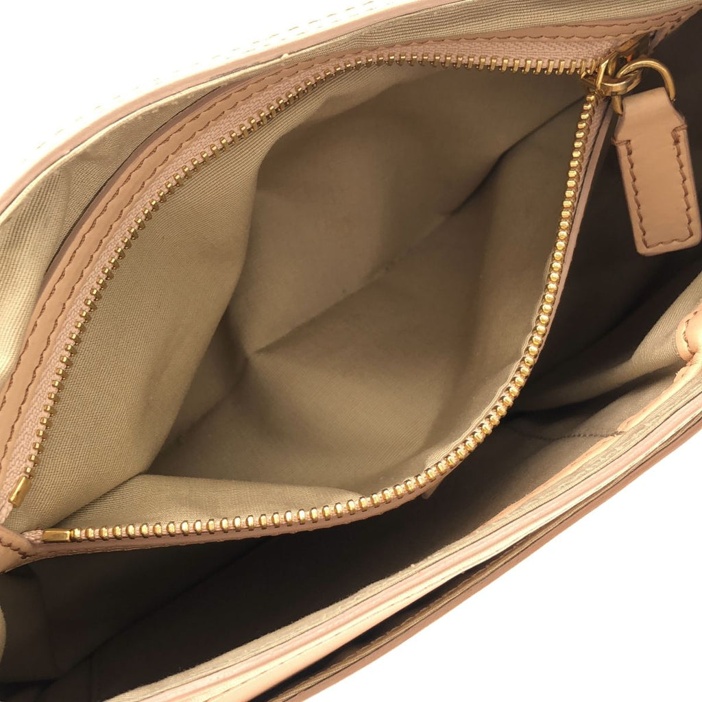 Celine by Phoebe Philo 2-Way Leather Shoulder Bag Pink Beige — view 7