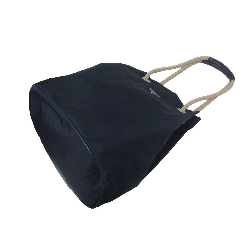 Prada Mariner Small Re-Nylon Bucket Bag Triangular Plate Paneled Design Rope — view 2