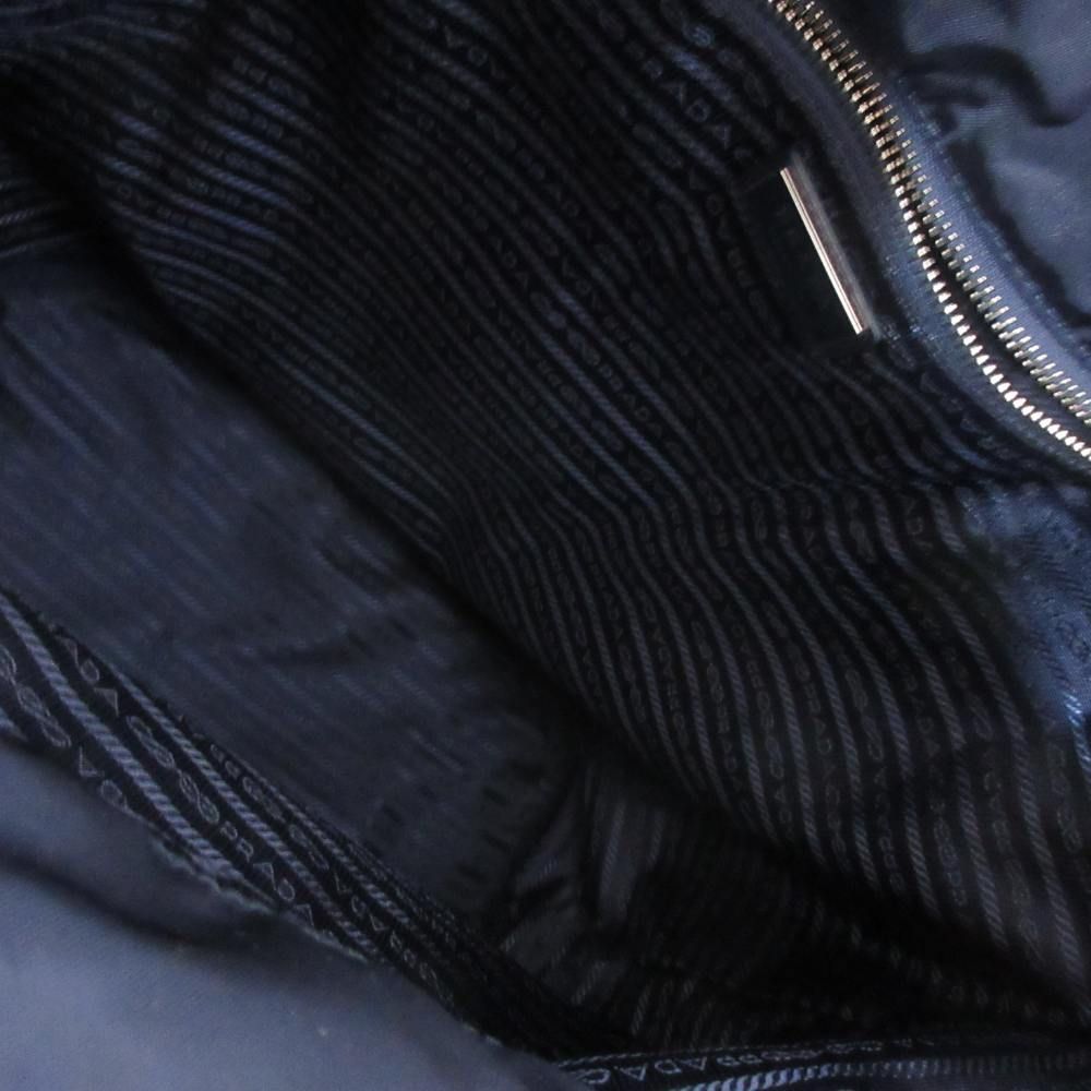 Prada Mariner Small Re-Nylon Bucket Bag Triangular Plate Paneled Design Rope — view 7