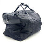 Prada Tessuto Nylon Leather Black Boston Bag Silver — view 2
