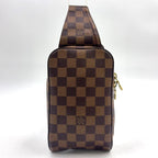 Louis Vuitton Geronimos Brown Belt Bag Gold
