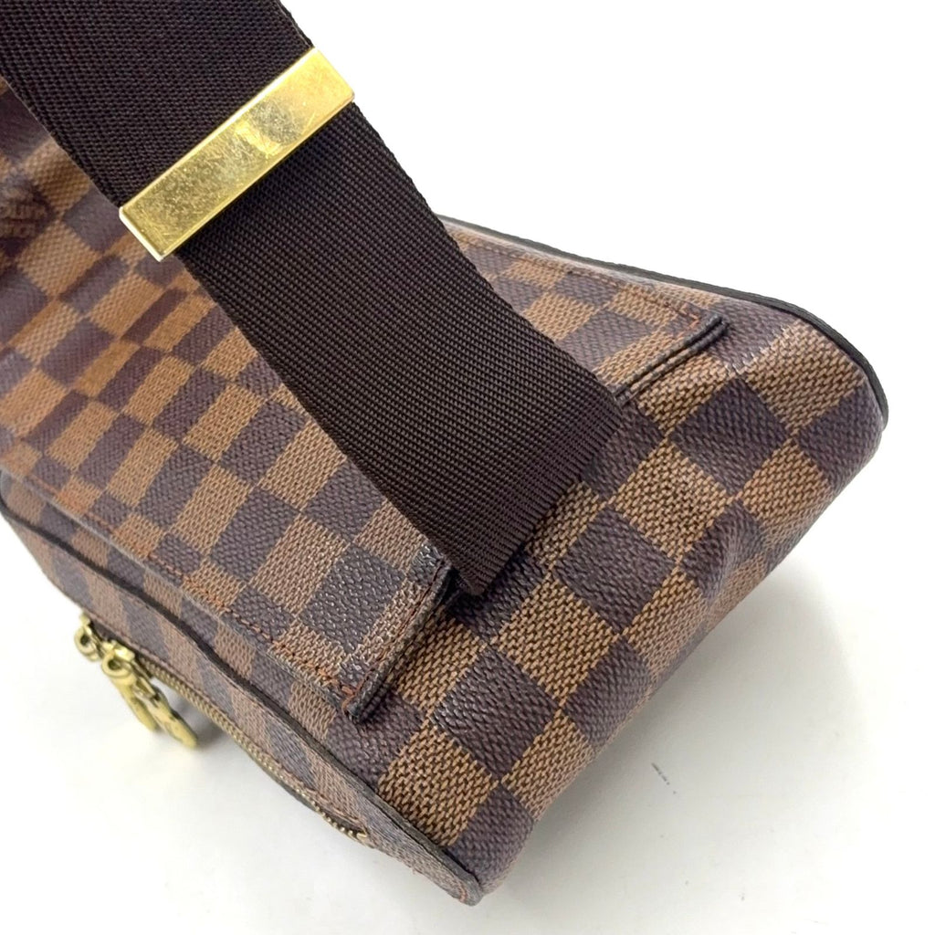 Louis Vuitton Geronimos Brown Belt Bag Gold — view 5