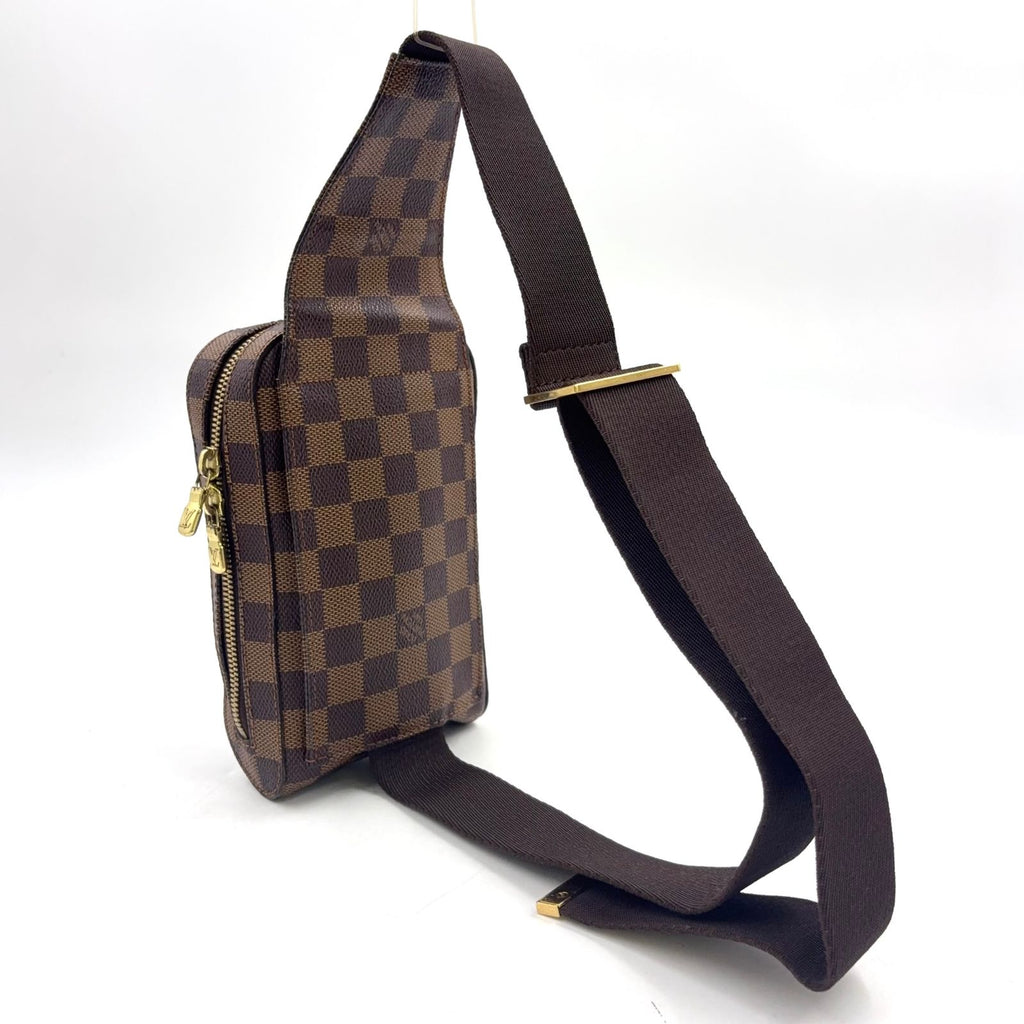 Louis Vuitton Geronimos Brown Belt Bag Gold — view 2