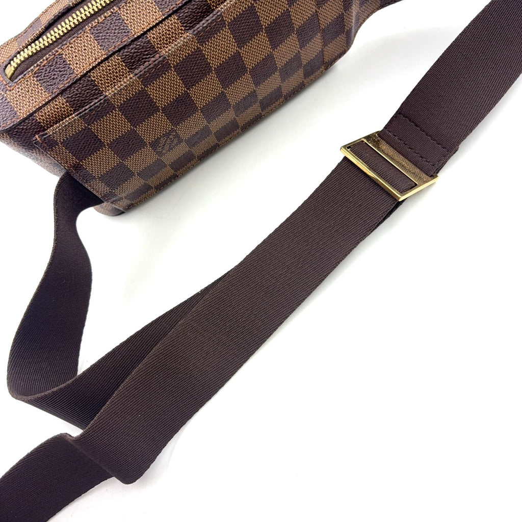 Louis Vuitton Geronimos Brown Belt Bag Gold — view 7