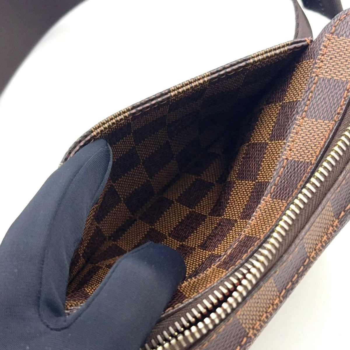 Louis Vuitton Geronimos Brown Belt Bag Gold — view 5