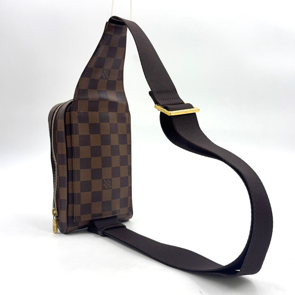 Louis Vuitton Geronimos Brown Belt Bag Gold — view 2