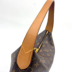 Louis Vuitton Slouchy PM Leather Brown Light Bag Gold — view 6