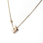 Louis Vuitton Color Blossom BB Yellow Gold Shell Diamond Pendant — view 2