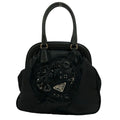 Prada Handbag Evening Heart Black Bijou
