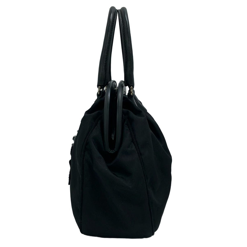 Prada Handbag Evening Heart Black Bijou — view 2