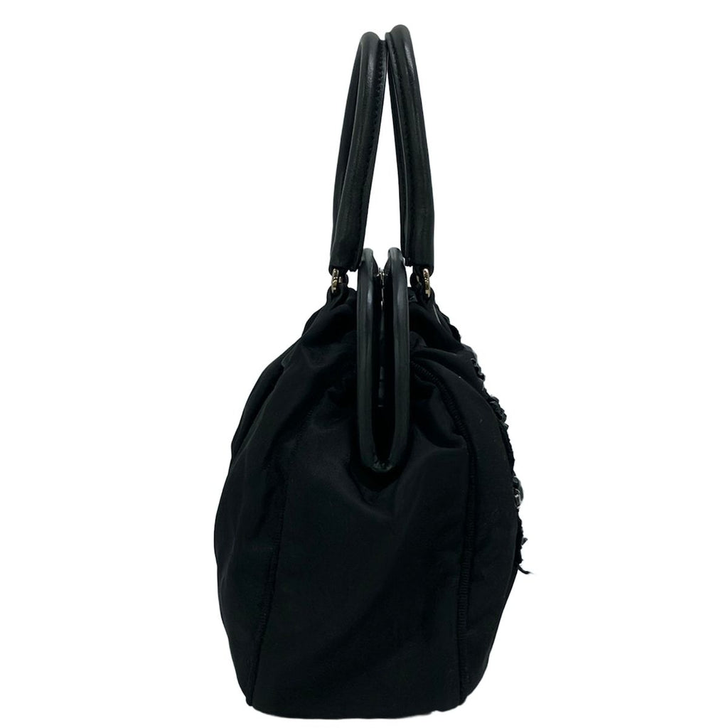 Prada Handbag Evening Heart Black Bijou — view 4