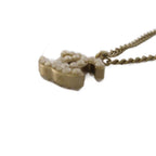 Chanel Pendant CC Logo Pearl Silver — view 3