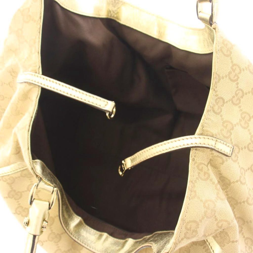Gucci GG Canvas Tote Bag Beige — view 5