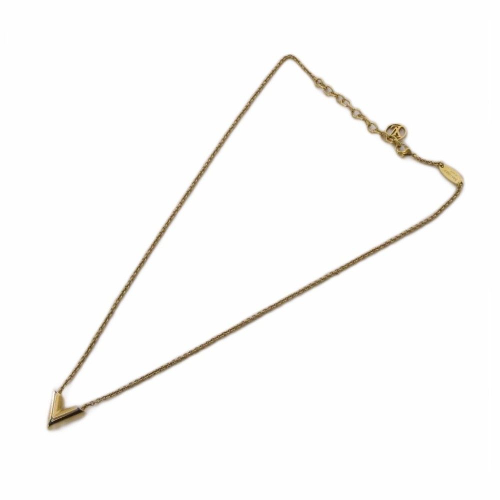 Louis Vuitton Essential V Pendant Gold Colored — view 2