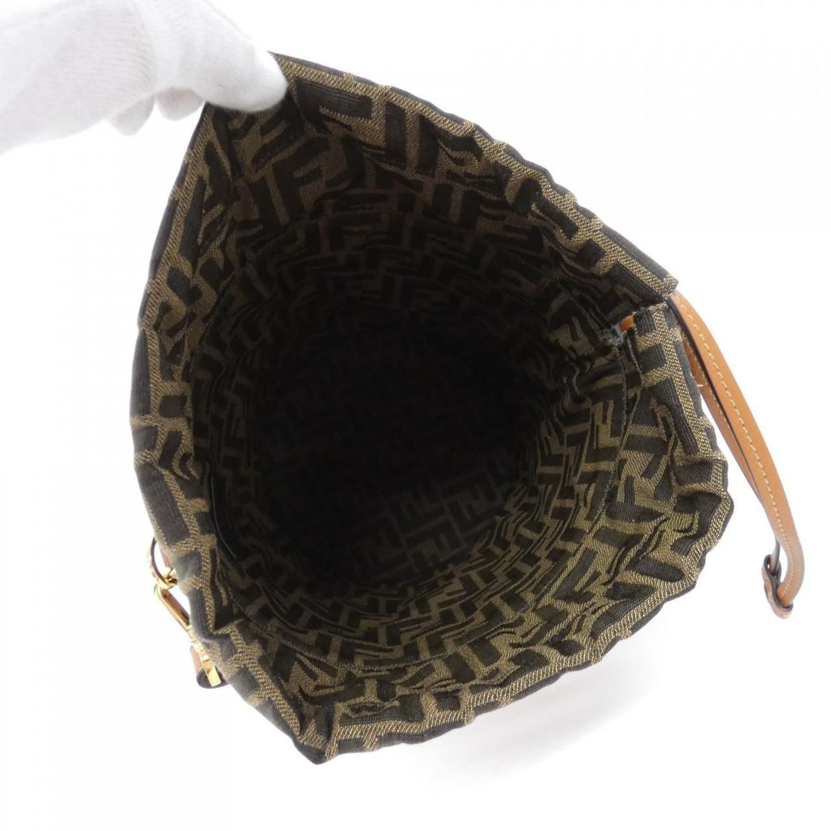 Fendi Step Out Medium Apes Shoulder Bag — view 7