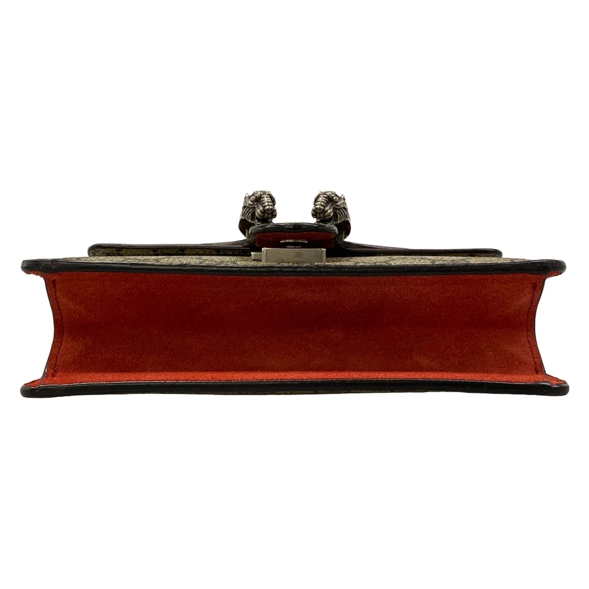 Gucci Shoulder Bag Dionysus Dark Brown Beige Red Chain — view 5