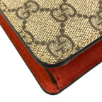 Gucci Shoulder Bag Dionysus Dark Brown Beige Red Chain — view 6