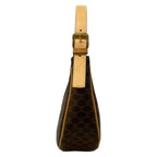Celine Handbag Ava Dark Brown Light Macadam Pattern Leather — view 4