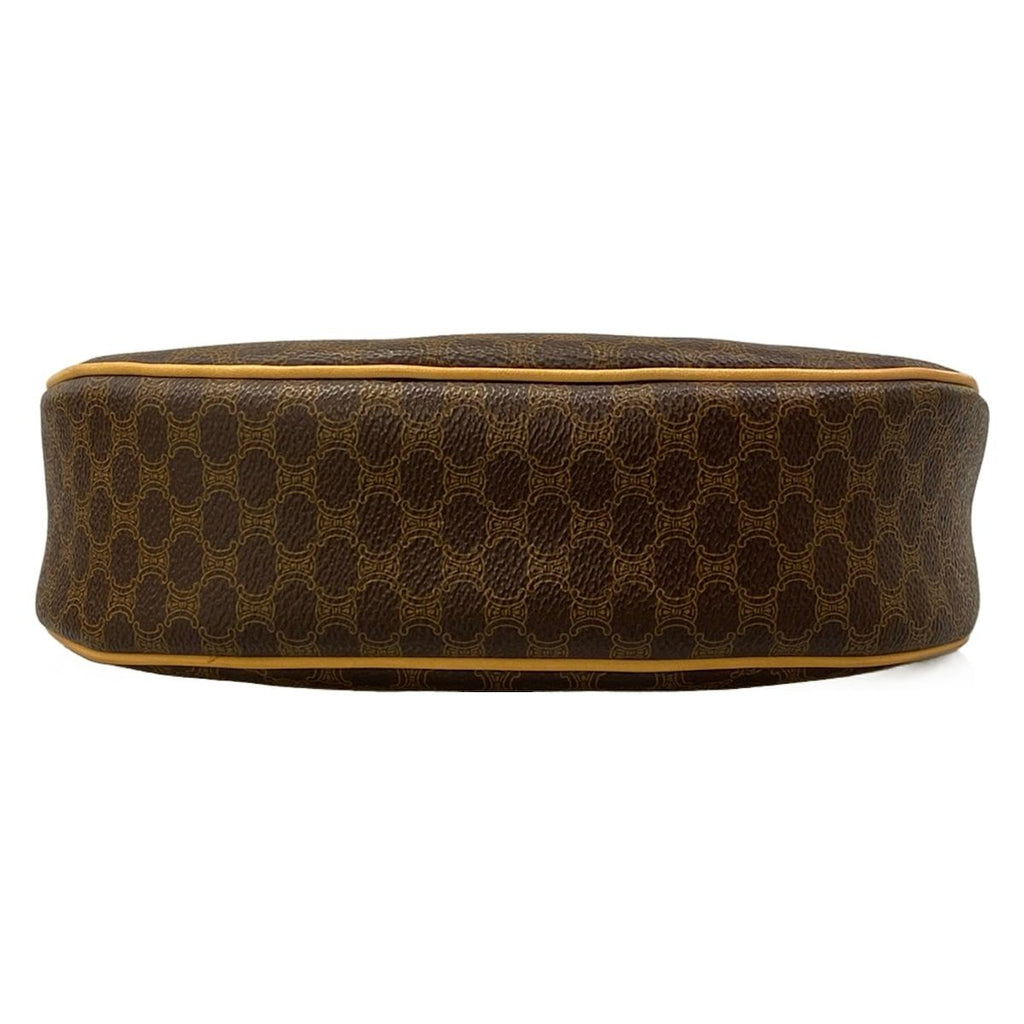 Celine Handbag Ava Dark Brown Light Macadam Pattern Leather — view 5