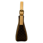 Celine Handbag Ava Dark Brown Light Macadam Pattern Leather — view 2