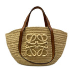 Loewe Tote Bag Eclipse Basket Medium Beige Dark Brown