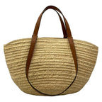 Loewe Tote Bag Eclipse Basket Medium Beige Dark Brown — view 3