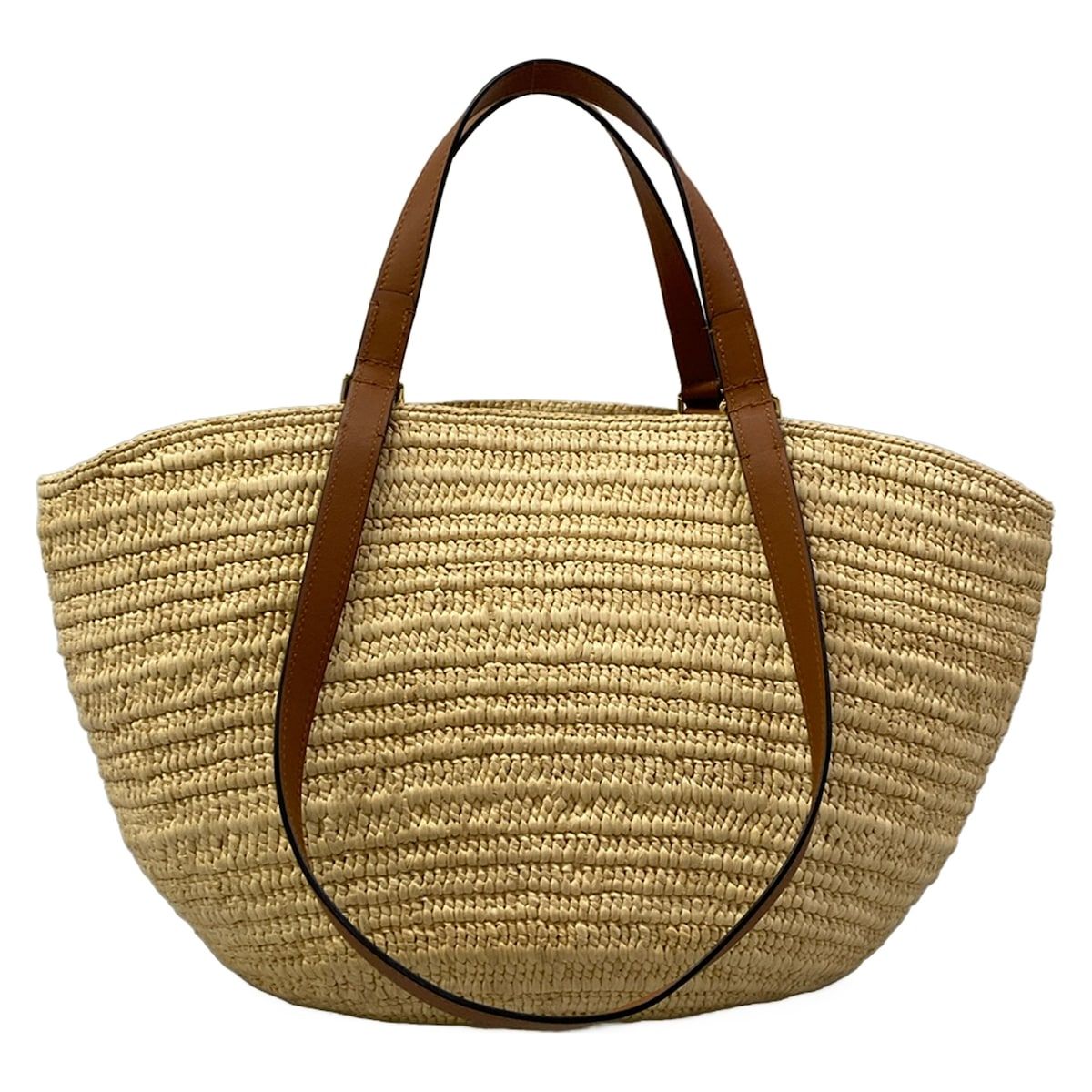 Loewe Tote Bag Eclipse Basket Medium Beige Dark Brown — view 3