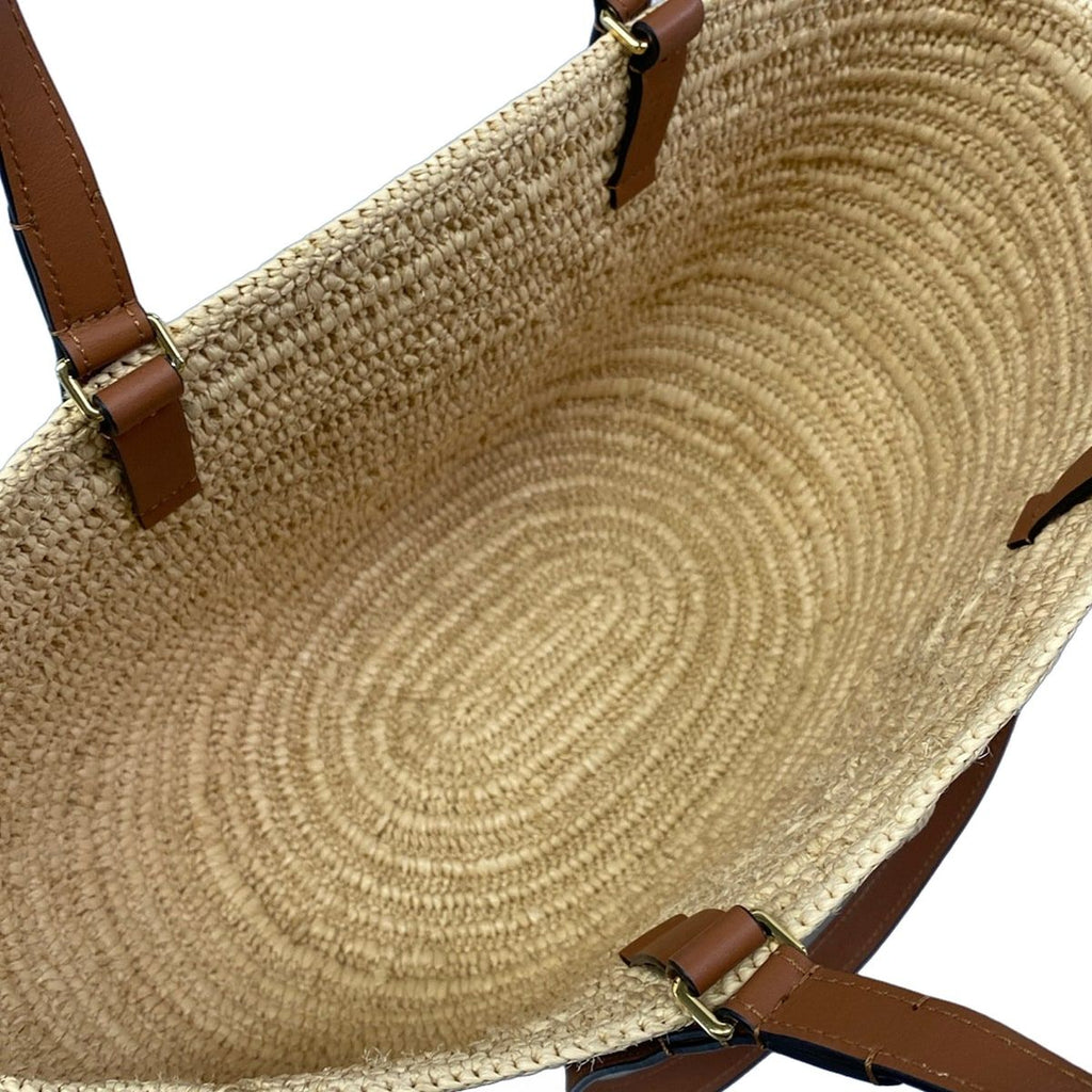 Loewe Tote Bag Eclipse Basket Medium Beige Dark Brown — view 7
